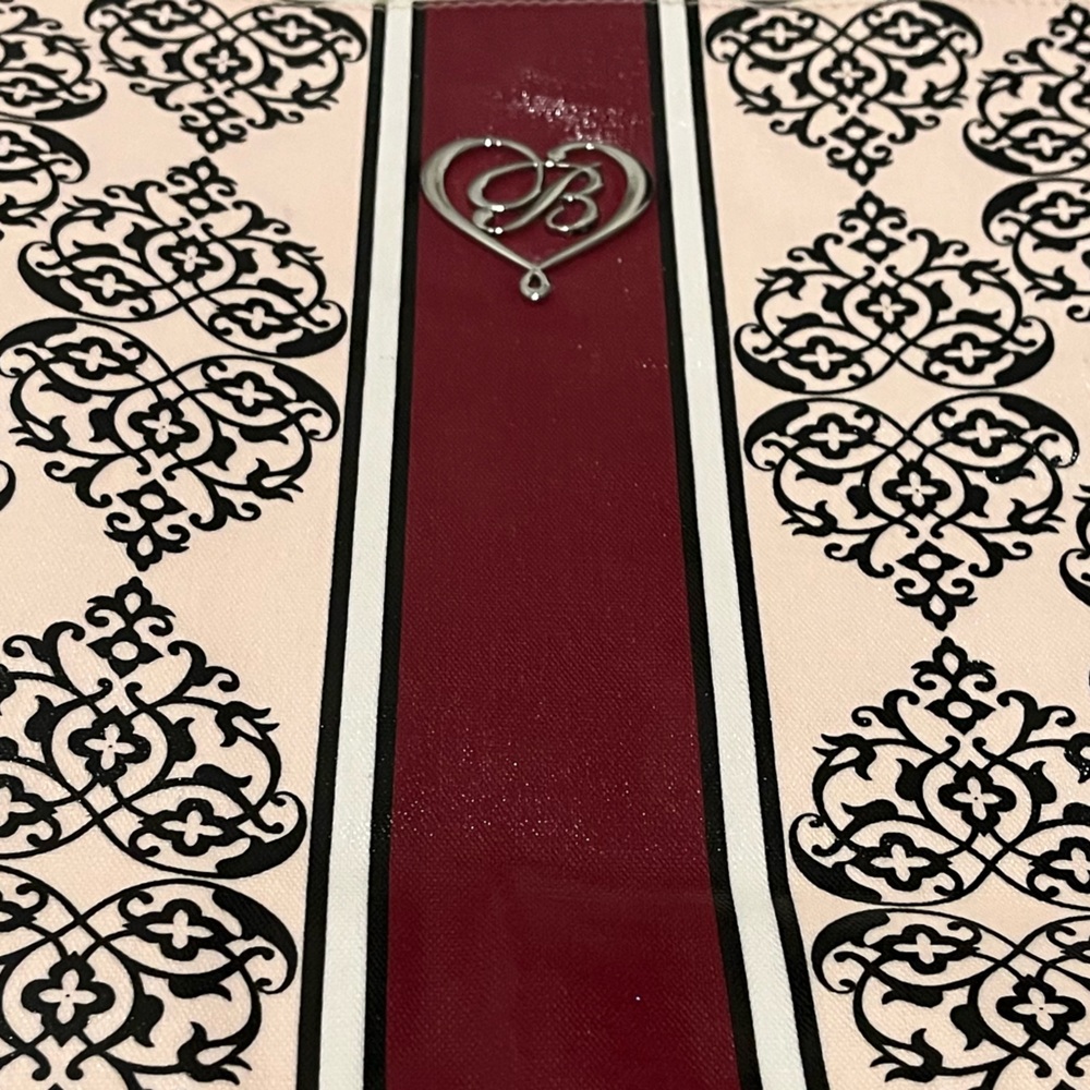Brighton My Sweet Valentine Black, Pink and Red Patterned Waterproof Tote Bag - Picture 6 of 6